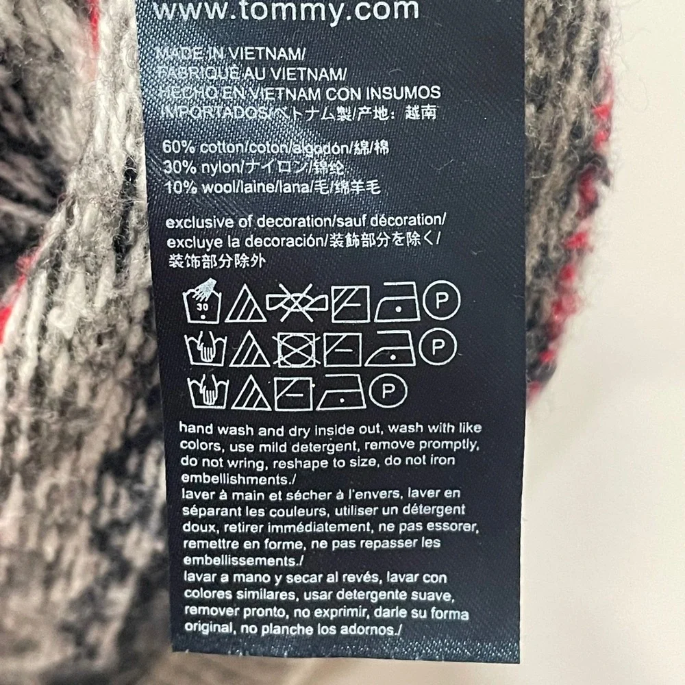 Tommy Hilfiger Fair Isle Sweater XXL Luxury‎ Blend Wool Cotton Blend Menswear